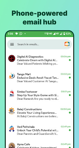 Phone Email Screen 2