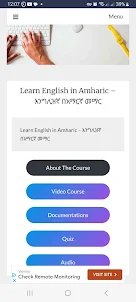 Learn English in Amharic