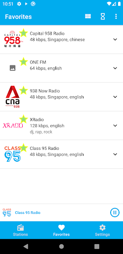 Singapore Radio Stations Screen 3