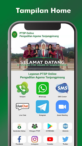 Android application PTSP Online PA Tanjungpinang screenshort