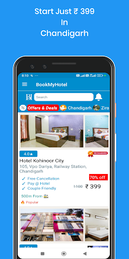 BookMyHotel - Chandigarh Screen 2
