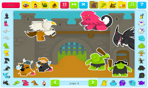 Sticker Book 2: Fantasy World Screen 3