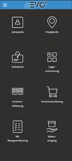aevo Mobile® .NET ERP-System Screen 2