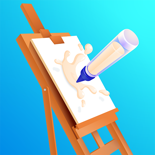 Glue Art 3D logo