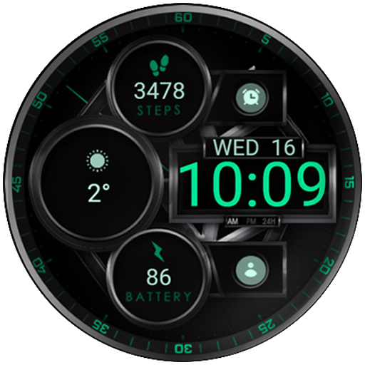 Dream 27 metal watch face logo