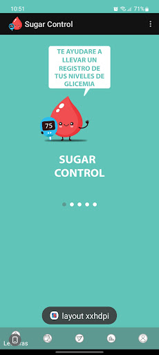 Android application Sugar Control screenshort