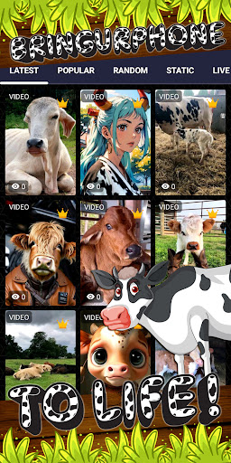 cow wallpaper Screen 2