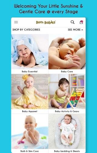 Android application Born Babies screenshort