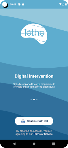 Android application LETHE screenshort