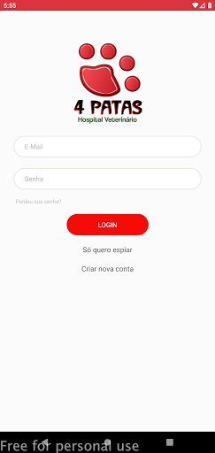 Android application 4 Patas screenshort