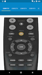 Coby TV Remote Control