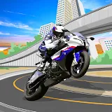 Moto bike driving scooter game icon