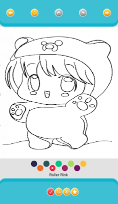 Kpop Kawaii Coloring Book - Screenshot 1