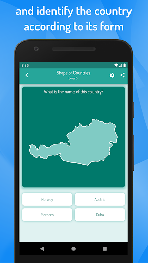 Screenshot of Quiz World Countries & Cities