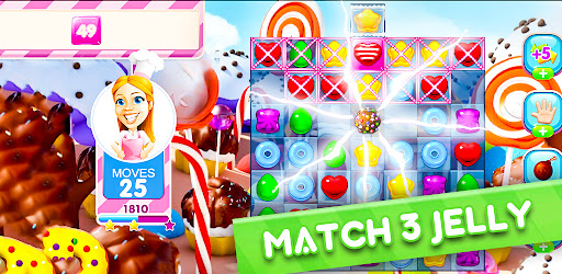 Android application Jelly Kingdom Crush - Match 3 screenshort