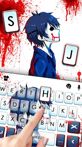 Creepy Painter Keyboard Theme Screen 2