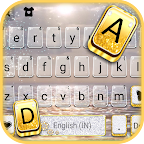 Golden Sea Keyboard Background logo