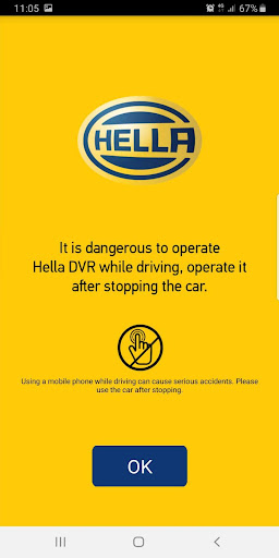 Android application HELLA DVR DR 780 screenshort