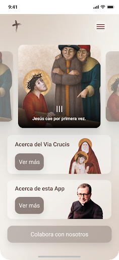 Android application Via Crucis App screenshort
