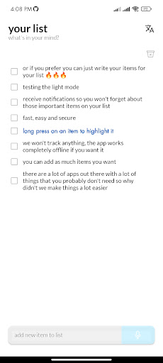to-do list: Simple and easy Screen 3