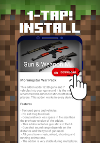 Screenshot 2 Gun & Weapon Mod Addon MCPE android