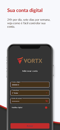 Android application Vortx screenshort