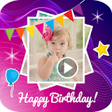 Happy Birthday Video Maker icon