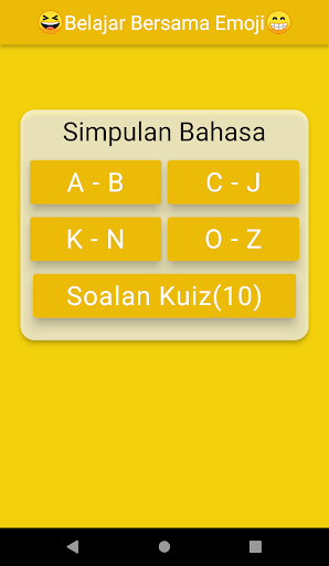 Simpulan Bahasa Bersama Emoji Screen 3