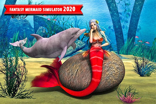 Mermaid Simulator Games: Sea & Beach Adventure screenshots 1