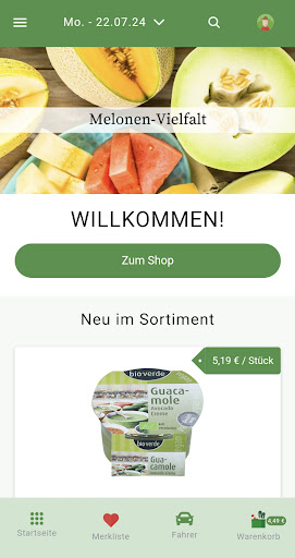 Android application Die rollende Gemüsekiste screenshort