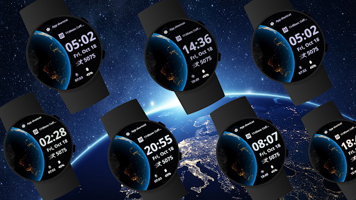 Animated Earth Watch Face screenshot 4