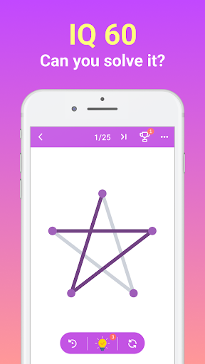 Android application One Line Draw - Connect Dots screenshort