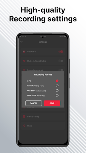 Android application Voice Recorder - Sound & Memos screenshort