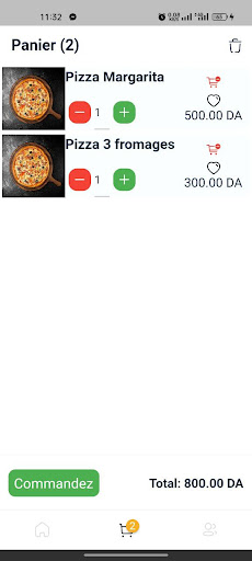 Android application Big Two: Food Delivery screenshort