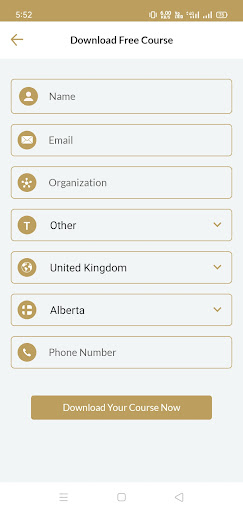 Android application Learning On Web screenshort