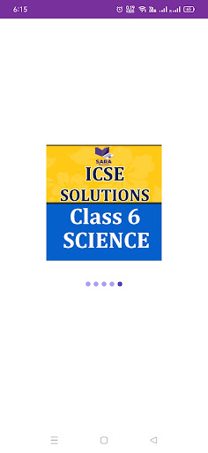 Android application Class 6 Science ICSE Solutions screenshort