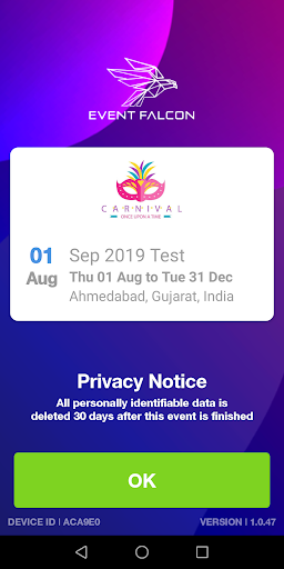EventFalcon Screen 3