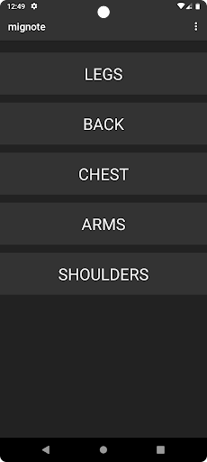 mignote - Workout Log