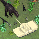 Army vs Dinosaur: Battle Simulator icon