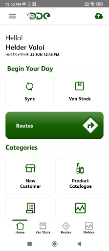 Android application Heineken Field App -Mozambique screenshort