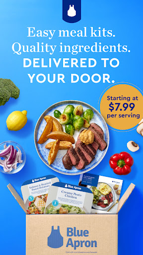 Screenshot of Blue Apron