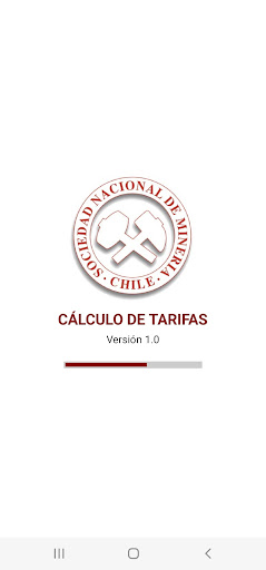 Android application Cálculo de Tarifas screenshort