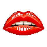 Color by number - 8bit pixel art icon