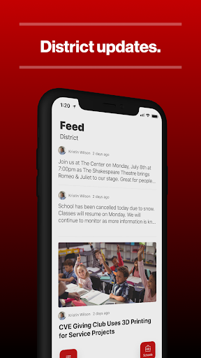 Idabel Public School App Screen 2