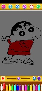 Coloring Book shin chan Unknown
