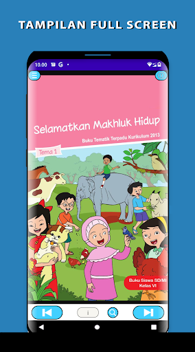 Android application Kelas 6 Tema 1 screenshort