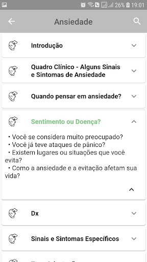 PenseClínico Screen 2