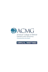 ACMG Annual Meetings