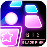BTS & BLACK PINK Tiles Hop Bal icon