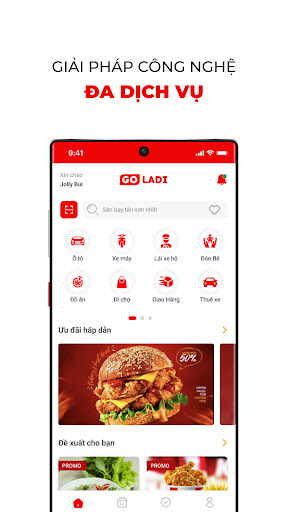 Goladi Đặt xe and dịch vụ